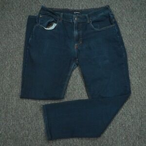 Origin Jeans Mens 34x32 Blue 5 Pocket D68 Maine USA Legit Fit Stretch Dark Wash